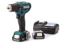 Дрель-шуруповерт MAKITA DF333DWYE 12В, 2 шт. аккумулятора, 1.5 Ач, 30 Нм